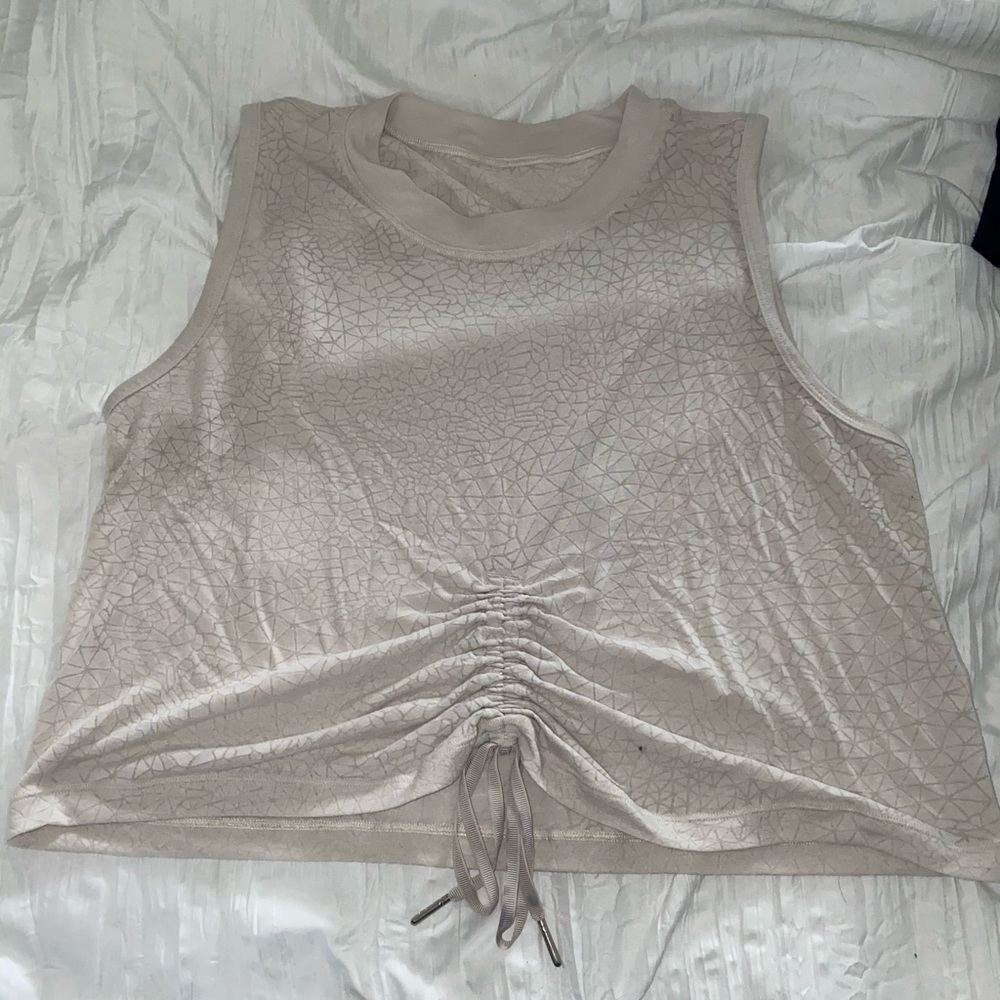 lululemon geometric pattern tank